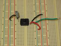 Air Pressure sensor on a breadboard