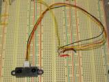 Infrared sensor on a breadboard with conditioning circuit Infrared sensor on a breadboard with conditioning circuit