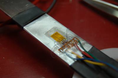 Metallic Strain Gages applied to [[http://idmil.org/projects/rulers|The Rulers]] (IDMIL's Musical Digital Instrument)